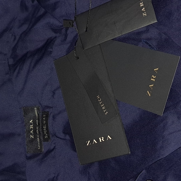 Zara button up top, size m , stretch, new with tags - Picture 8 of 10